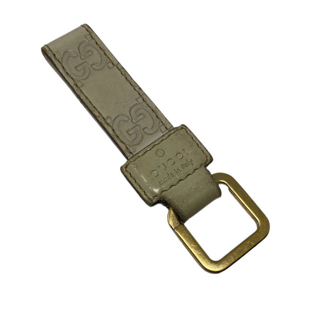 Gucci GG Leather Key Ring Holder
